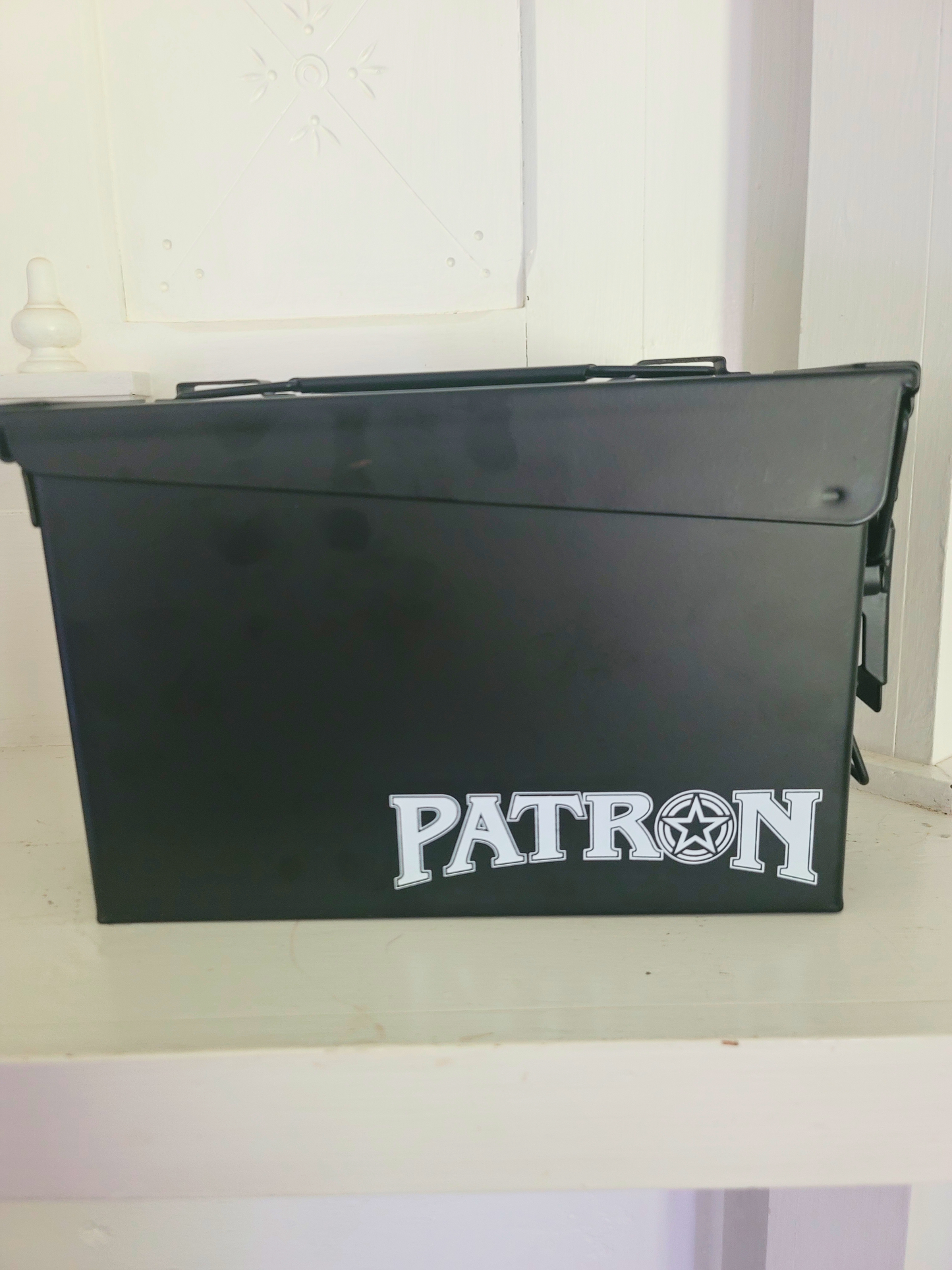 Small 30 Cal Hand Painted Amo Box Eagle Design